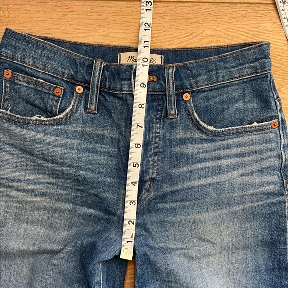Madewell Stretchy Blue Denim Wide leg crop Women's Jeans - Picture 5 of 10
